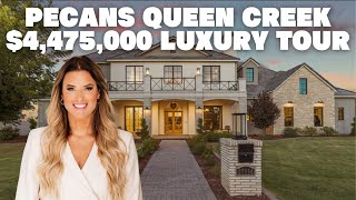 Pecans Queen Creek 4475000 Luxury Tour [upl. by Aimit]