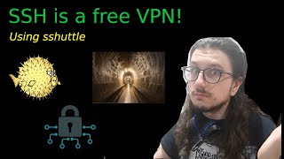 Turning SSH into a VPN using sshuttle [upl. by Irra175]