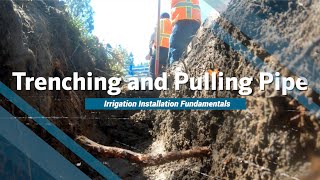 Hunter IIF Training Trenching and Pulling Pipe [upl. by Tertia]