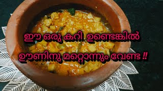 ഈ ഒരു കറി ഉണ്ടെങ്കിൽ ഊണിനു മറ്റൊന്നും വേണ്ട  lunchcurry recipe [upl. by Nelson]