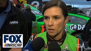 Danica Patrick upset about crash in Aarons 499 [upl. by Carly]