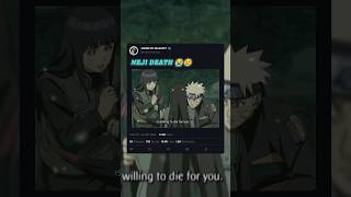 Neji Death 😭 Naruto amp Hinata Cry 🥺😭 [upl. by Platus]