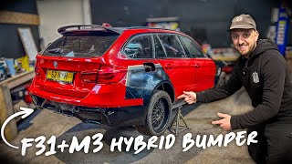 F81 M3 Touring  Making a Hybrid F31M3 Rear Bumper  Ep3 [upl. by Horter]