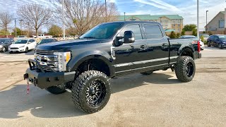 Start Up amp Review  CUSTOM 2018 Ford F250 Lariat [upl. by Cynthie]