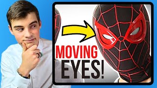 Detailed Breakdown DIY SpiderMan Mask With Moving Eyes 23 Secrets Revealed [upl. by Ahsitnauq]