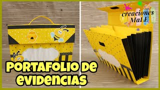 PORTAFOLIO DE EVIDENCIA PASO A PASO CON UNA CAJA DE CEREAL DIY [upl. by Annayar128]