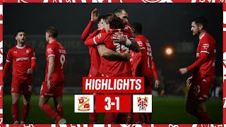 Extended Highlights Swindon Town vs Tranmere Rovers [upl. by Anauqaj]