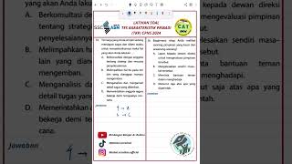 PART 16 TKP LATIHAN SOAL TES KARAKTERISTIK PRIBADI CPNS 2024 CPNS2024 CPNS alfaiz [upl. by Winonah724]