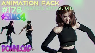 The Sims 4 Animation Pack 178 DOWNLOADRUN COUPLE RUN MOCAP realistic animations [upl. by Dorca]