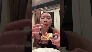 Bagel mukbang shorts mukbang bang [upl. by Gallager301]