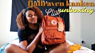 fjallraven kanken backpack unboxing  brick [upl. by Inami]