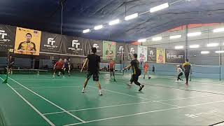 SJT SOSIAL SPARRING badminton badmintonhighlights badmintons fyp fypage 2 [upl. by Anaejer]