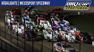 DIRTcar Sportsman Modifieds Weedsport Speedway October 4 2022  HIGHLIGHTS [upl. by Dannel]