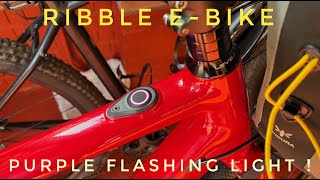 Ribble ebike purple flashing light fault  MAHLE X35 motor [upl. by Strander879]