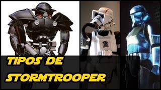 Star Wars Tipos de Stormtrooper Soldados Imperiales [upl. by Bruns]