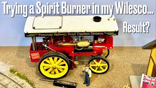 Casselman ON Spirit Burner for Wilesco Road Engines Detailed Review livesteam [upl. by Schiffman]