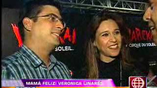 América Noticias150413 Verónica Linares dio a luz a Fabio Daniel [upl. by Nee917]