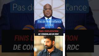 Finis la maltraitance de congolais en Rdc selon tshisekedi congo afric info [upl. by Aihseuqram]