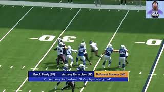 DeForest Buckner on Anthony Richardson Hes physically gifted  GMFBic [upl. by Assital]