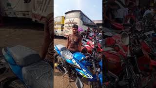 আলমডাঙা হাটের আকর্ষণীয় জিকসার মোটরসাইকেল Attractive Gixer Motorcycle [upl. by Ateerys716]