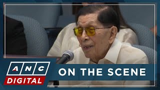 Enrile thanks Senate for honoring his contributions to PH govt  ANC [upl. by Rosemonde]