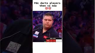 Pdc Darts players then Vs now pdcworldchampionship pdcdarts [upl. by Rennob]