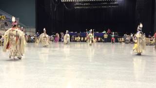 2015 Seminole Tribal Fair PowWow  Womens Southern Buckskin [upl. by Soalokcin]