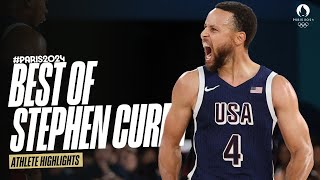 ALL of Steph Currys 3pointers at Paris2024  Athlete Highlights [upl. by Barsky]