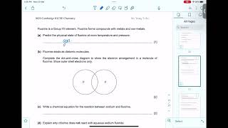 Cambridge IGCSE Chemistry Chapter 13 The Periodic Table  Ms Yi Ru [upl. by Senn]