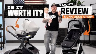 Nuna DEMI Grow Stroller System 6 Month Real World Review [upl. by Dlareg]