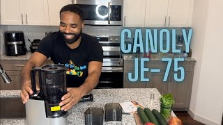 Juicing For Beginners  New Canoly JE75 Juicer 🍾 Part 1 [upl. by Lashonde771]