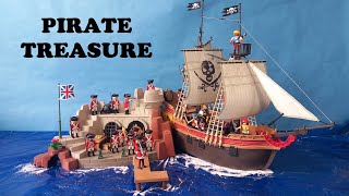 Playmobil Pirates Treasure Hunt 🏴‍☠️ Stop Motion [upl. by Zsazsa]