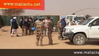 Reportage sur le Camp de la Minusma à Kidal après lattaque du 12 Février 2016 [upl. by Ganley]