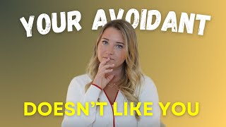 How to know if your avoidant partner just doesn’t like you avoidantattachment relationship love [upl. by Hakon]