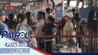 TV Patrol Weekend Playback  November 3 2024 [upl. by Niliak]