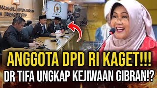 GEMPAR PIDATO DOKTER TIFA DI DPD RI UNGKAP AKUN FUFUFAFA SAKIT JIWA [upl. by Walt102]