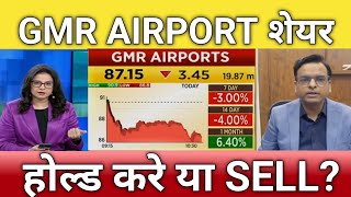 🔴GMR airport share letest news  gmr airport share anelysis  gmr infra share Target tomorrow [upl. by Akenahs]