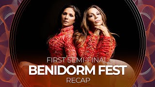 Benidorm Fest 2022 Spain  First SemiFinal  RECAP [upl. by Marelya]