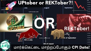 UPtober or REKTober Bitcoin Market Update in Tamil  Crypto Tamil [upl. by Nyleahs]