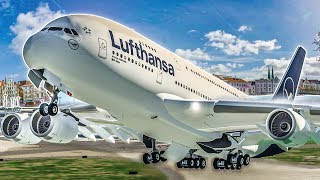 FlugzeugGIGANT Mit dem AIRBUS A380 nach London Heathrow  XPLANE 11 FLUG SIMULATOR [upl. by Nemad]