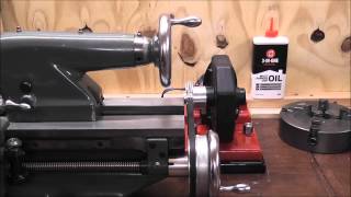 Driving a Myford Lathe Lead Screw [upl. by Ecneitap]