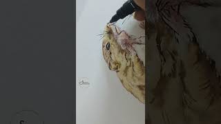 Inking a watercolour mice painting  Fun and intuitive illustration [upl. by Neenad]