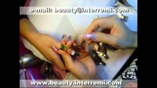 ONGLES EN ACRYLIQUE  LA LIGNE DU SOURIRE PARFAITE FRENCH CUTTER [upl. by Egedan]