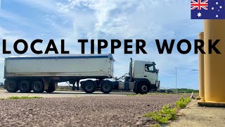 Driving Tipper Truck For The First Time  Trucking in Australia 🇦🇺 [upl. by Akcirehs]