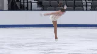 Meghan Huffman  Junior Women Short Program  2025 Eastern Sectional Singles Final [upl. by Jair]