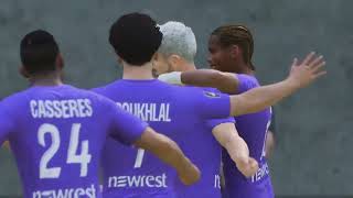 Toulouse FC vs FC Nantes  Ligue 1 2425  EA FC 25 [upl. by Yedarb]