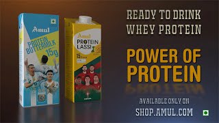 Amul Protein Range  Lassi amp Buttermilk [upl. by Osithe883]