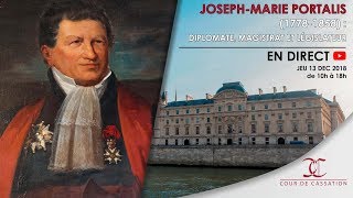 JosephMarie Portalis 17781858  diplomate magistrat et législateur partie 2 [upl. by Notlehs452]