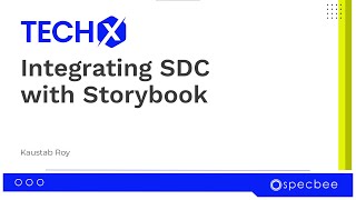 Integrating Single Directory Components SDC and Storybook in drupal  TECHX  SPECBEE [upl. by Merat]