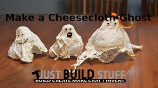 How to Make Cheesecloth Ghosts [upl. by Ecienahs]